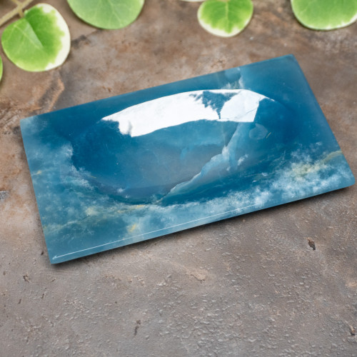 Blue Onyx Plate Bowl #1