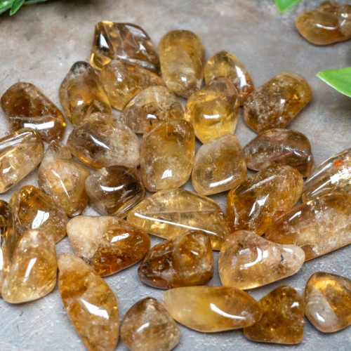 Natural Citrine Tumbled