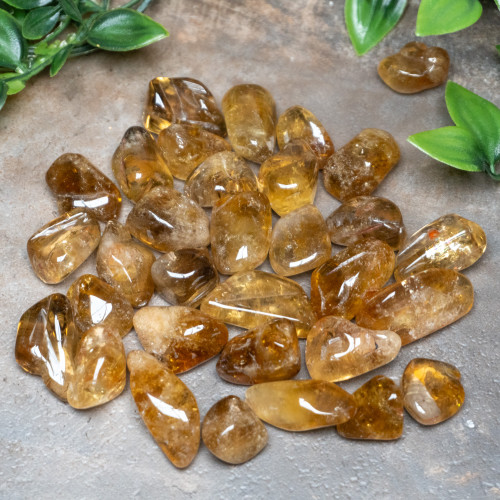 Natural Citrine Tumbled