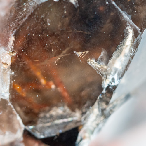 Elestial Smoky Quartz With Red Epidote #1