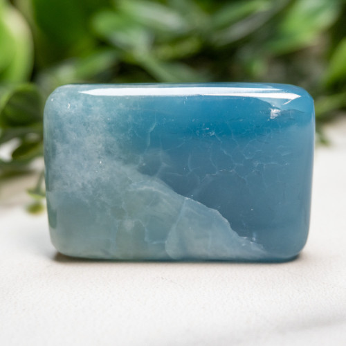 Blue Onyx Palmstone #4