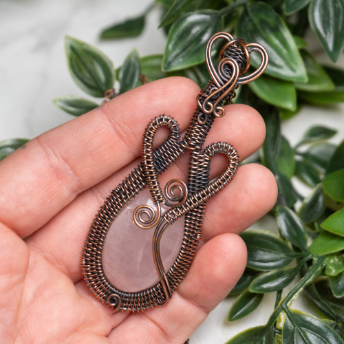 Rose Quartz Necklace #1