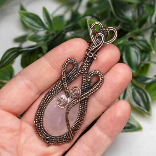 Rose Quartz Necklace #1