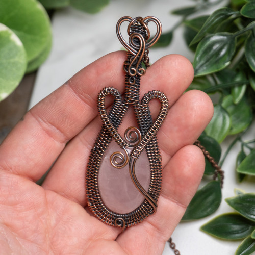 Rose Quartz Necklace #1