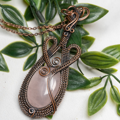 Rose Quartz Necklace #1
