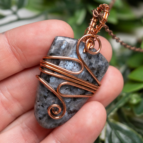 Larvikite Necklace #1