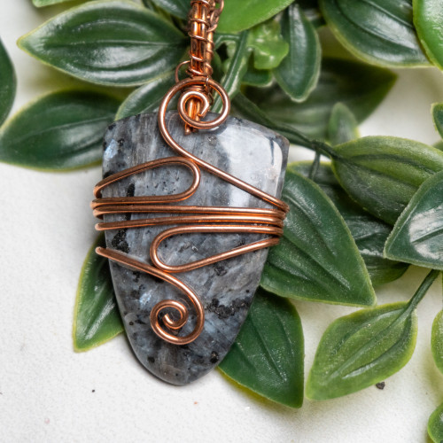 Larvikite Necklace #1