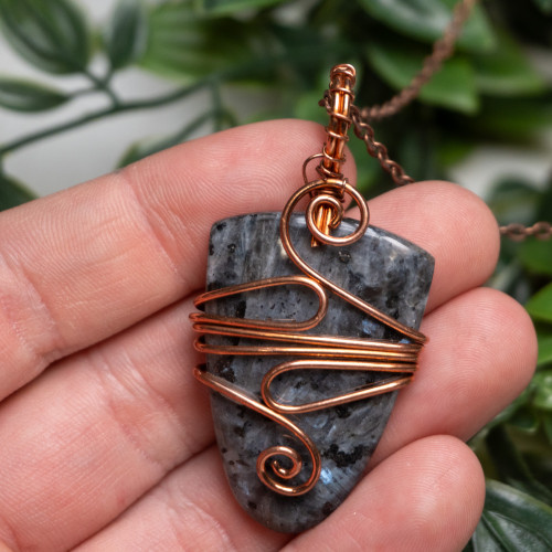 Larvikite Necklace #1