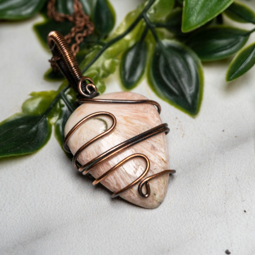 Stilbite Necklace #1