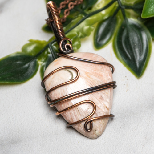 Stilbite Necklace #1