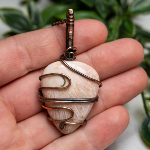 Stilbite Necklace #1