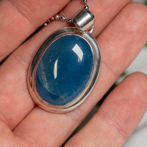 Blue Onyx Pendant #2