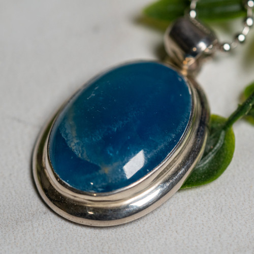 Blue Onyx Pendant #2