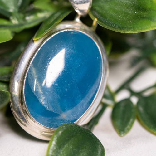 Blue Onyx Pendant #2