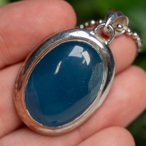 Blue Onyx Pendant #1