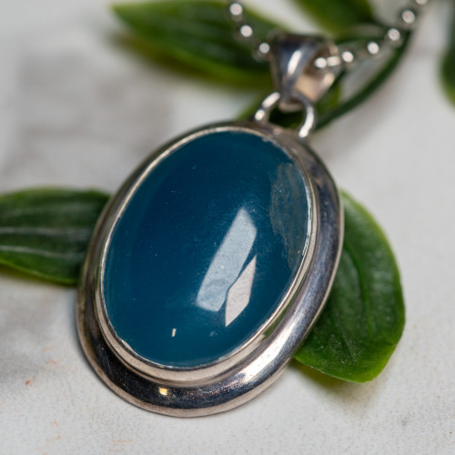 Blue Onyx Pendant #1