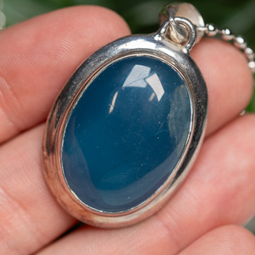 Blue Onyx Pendant #1