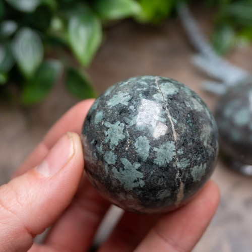 Flower Stone Sphere