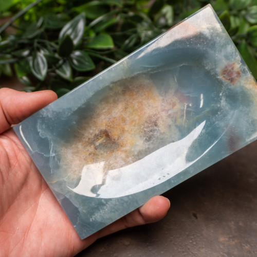 Blue Onyx Plate Bowl #1