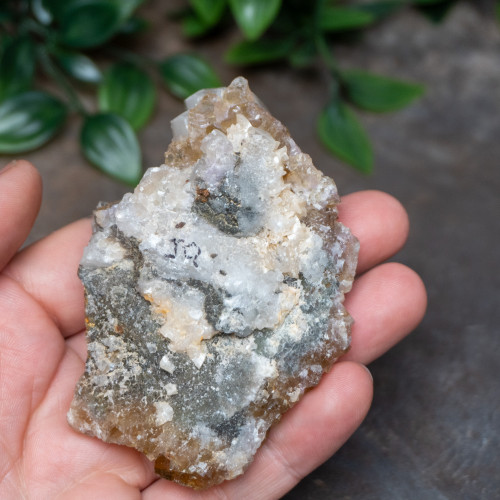 Yellow Fluorite with Pyrite, Calcite, Dolomite & Blue Barite #4