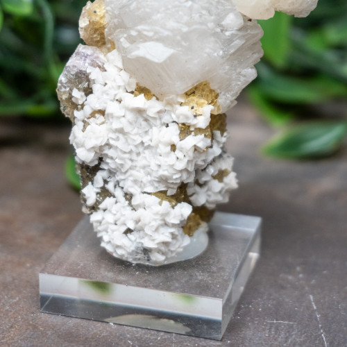 Yellow Fluorite with Pyrite, Calcite, Dolomite & Blue Barite #3