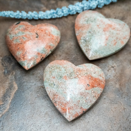 Thulite (Canada) Heart