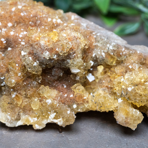 Yellow Fluorite with Pyrite #1