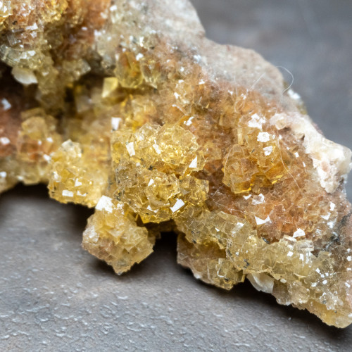 Yellow Fluorite with Pyrite #1