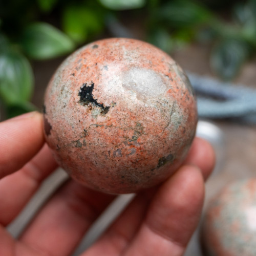 Thulite (Canada) Sphere