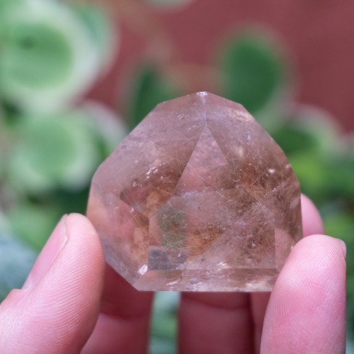 Silver Rutile in Quartz Tower #1