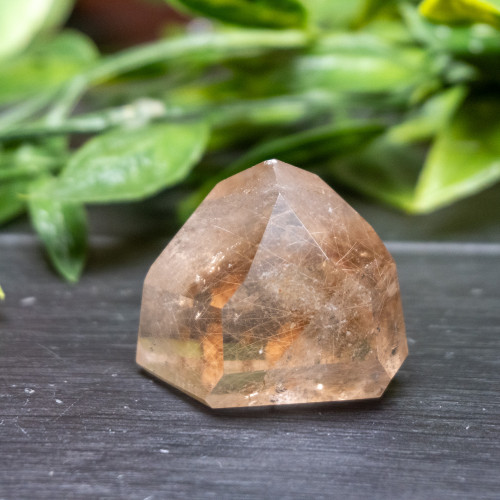 Silver Rutile in Quartz Tower #1