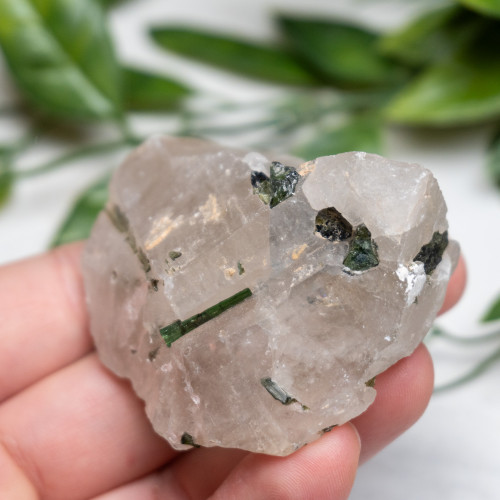 Green Tourmaline in Quartz #1