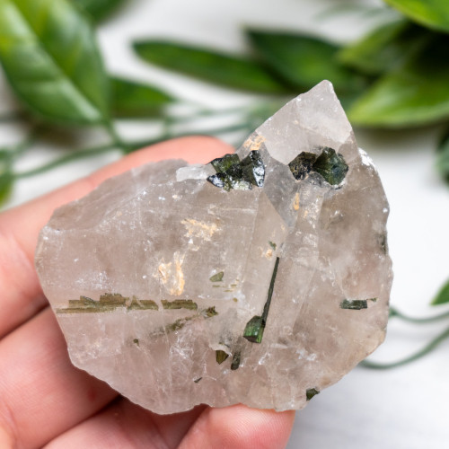 Green Tourmaline in Quartz #1