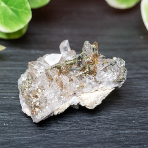 Quartz with Epidote Inclusions #2