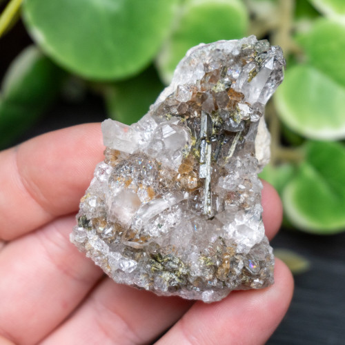 Quartz with Epidote Inclusions #2