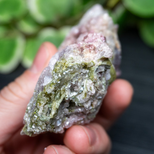 XL Watermelon Tourmaline with Lepidolite #1