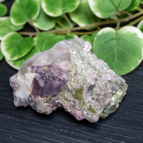 XL Watermelon Tourmaline with Lepidolite #1