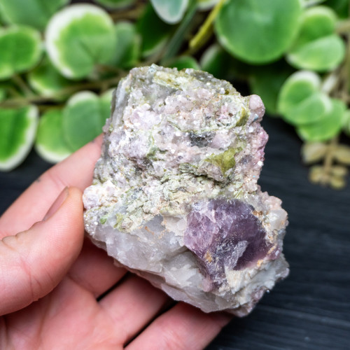 XL Watermelon Tourmaline with Lepidolite #1