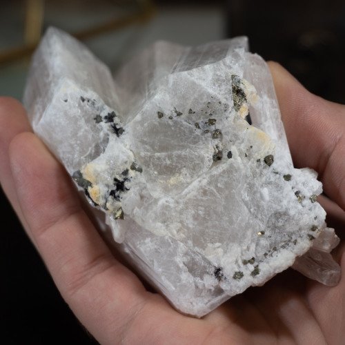 Raw Danburite Family With Pyrite #3