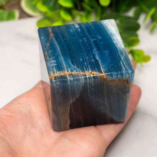 Blue Onyx Cube #2