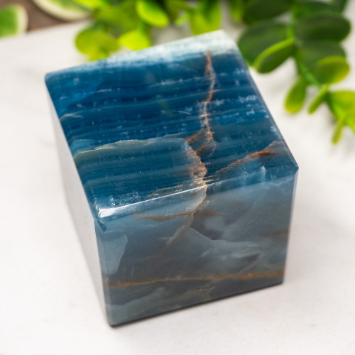Blue Onyx Cube #2