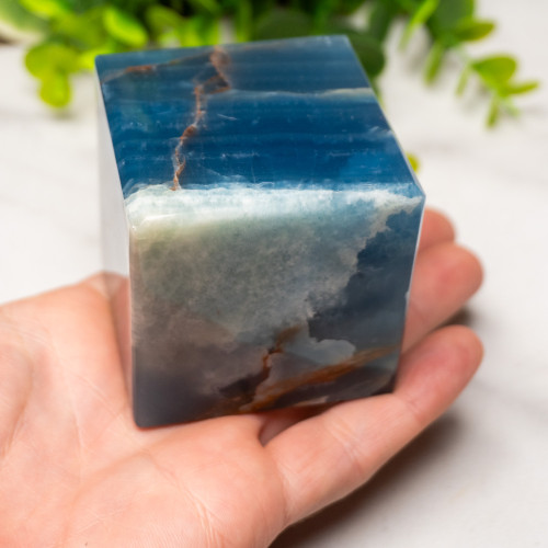 Blue Onyx Cube #2