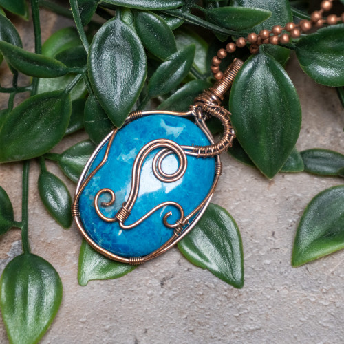 Blue Apatite Necklace #2