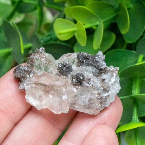 Dogtooth Calcite on Fluorite #10