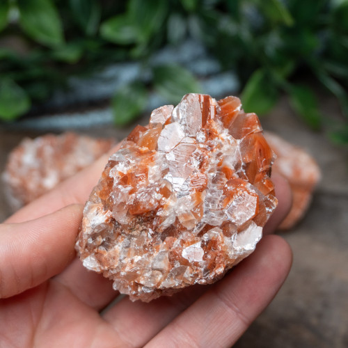 Medium Raw Red Calcite Random