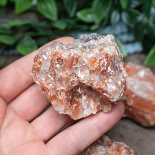 Medium Raw Red Calcite Random