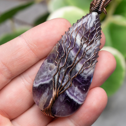 Chevron Amethyst Necklace #2