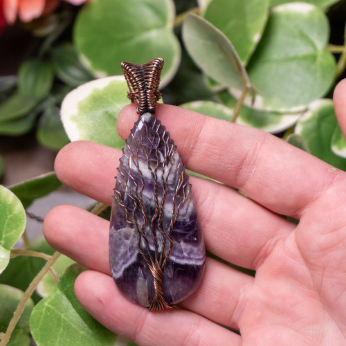 Chevron Amethyst Necklace #2