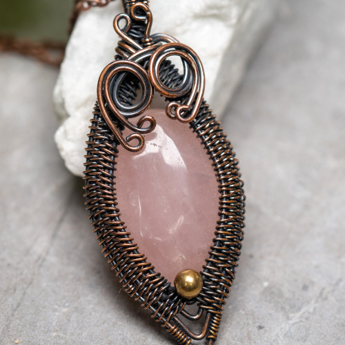 Rose Quartz Necklace #2