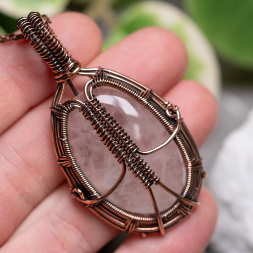 Rose Quartz Necklace #1